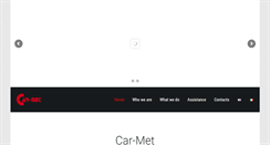 Desktop Screenshot of carmetspa.it
